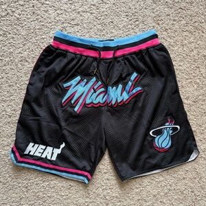 Just Don Miami Black Athletic Shorts